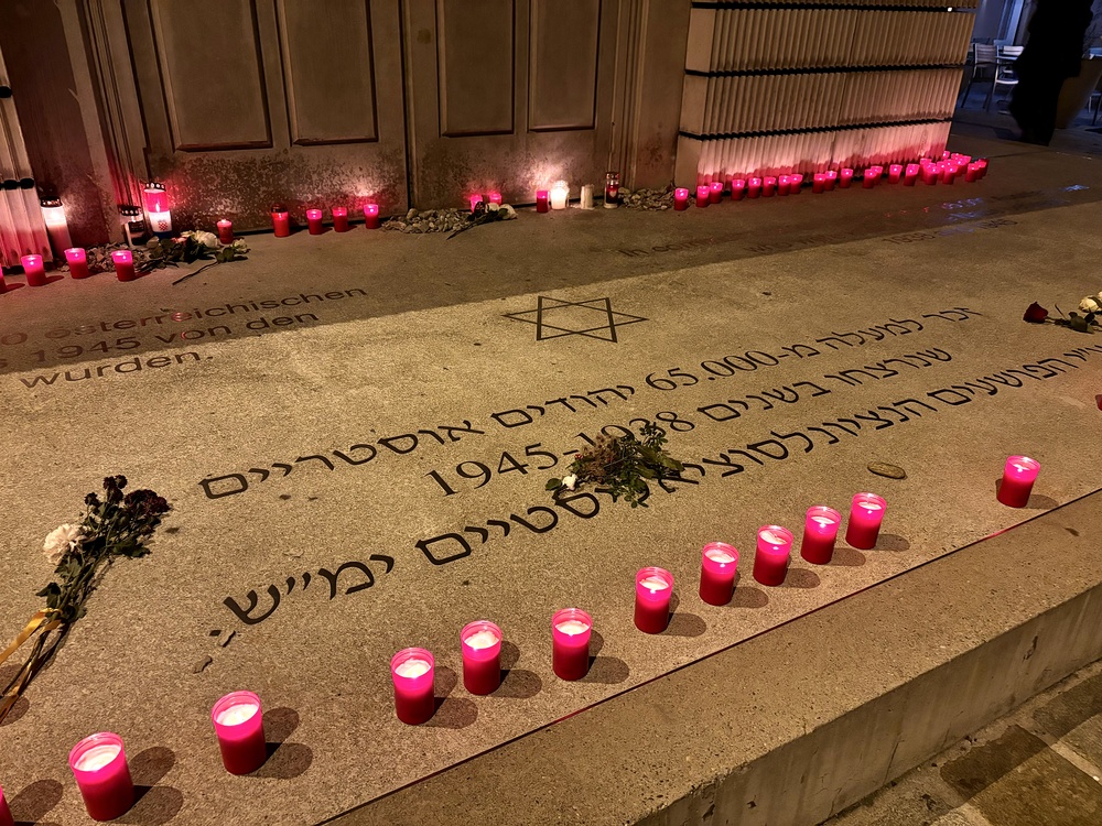 Mahnmal für die österreichischen jüdischen Opfer der Schoah am Wiener Judenplatz